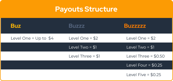 Affiliate Payout Structure